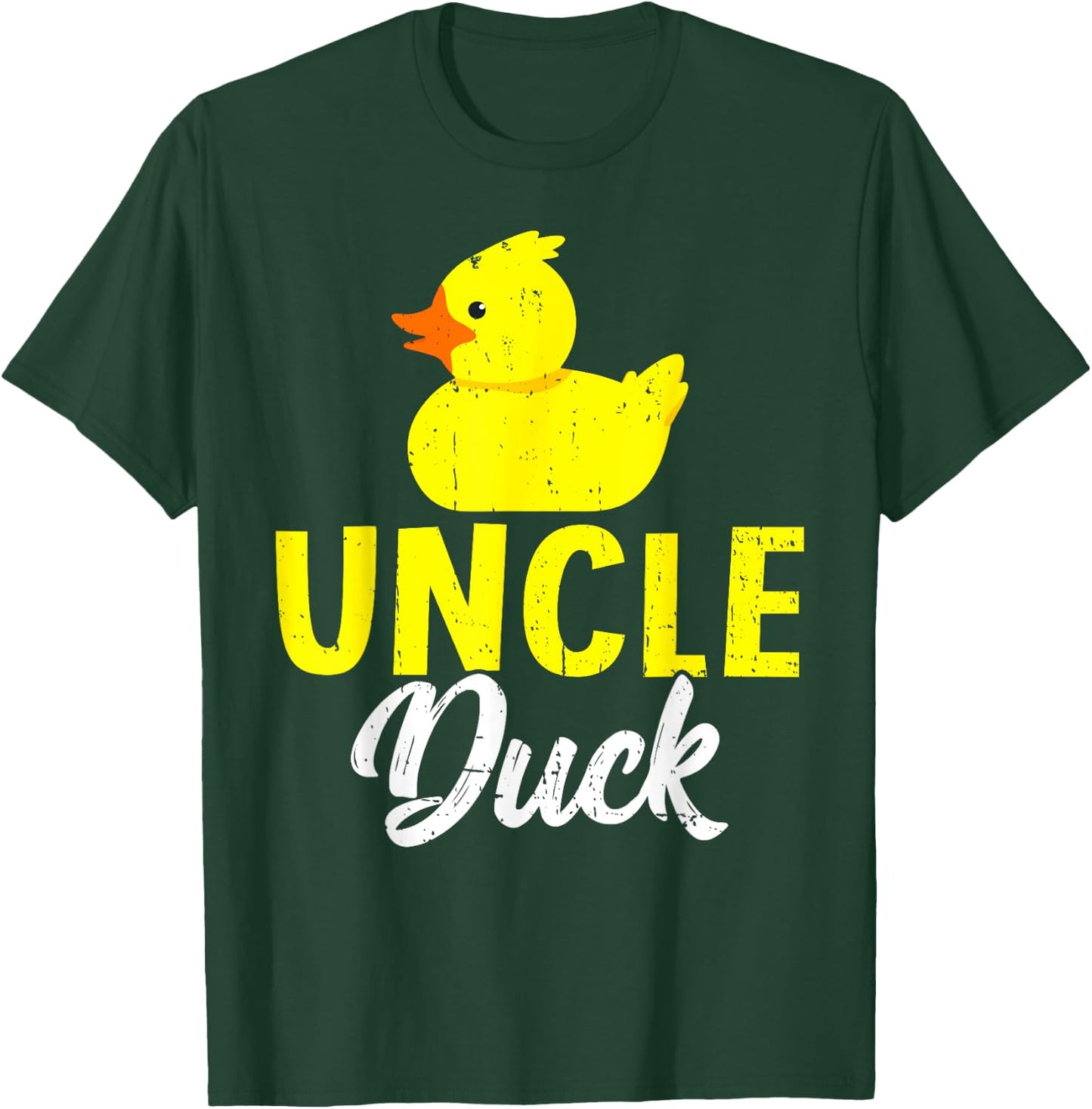 Cute Duckling Duckies Lover Funny Uncle Duck Father's Day T-Shirt - T-Shirt | Forest