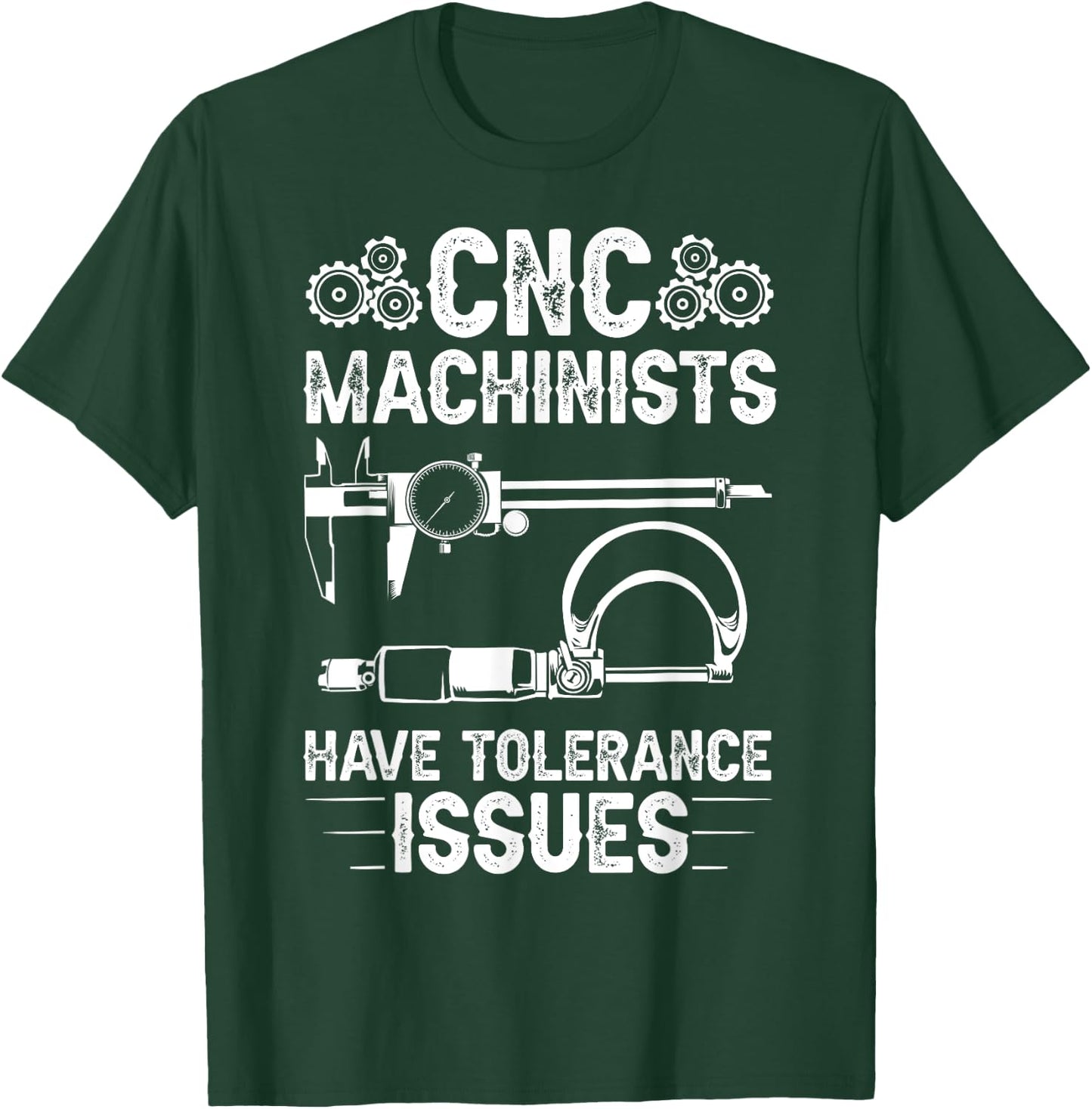 Funny CNC Operator Design Dad Machine Operators Tool T-Shirt - T-Shirt | Forest