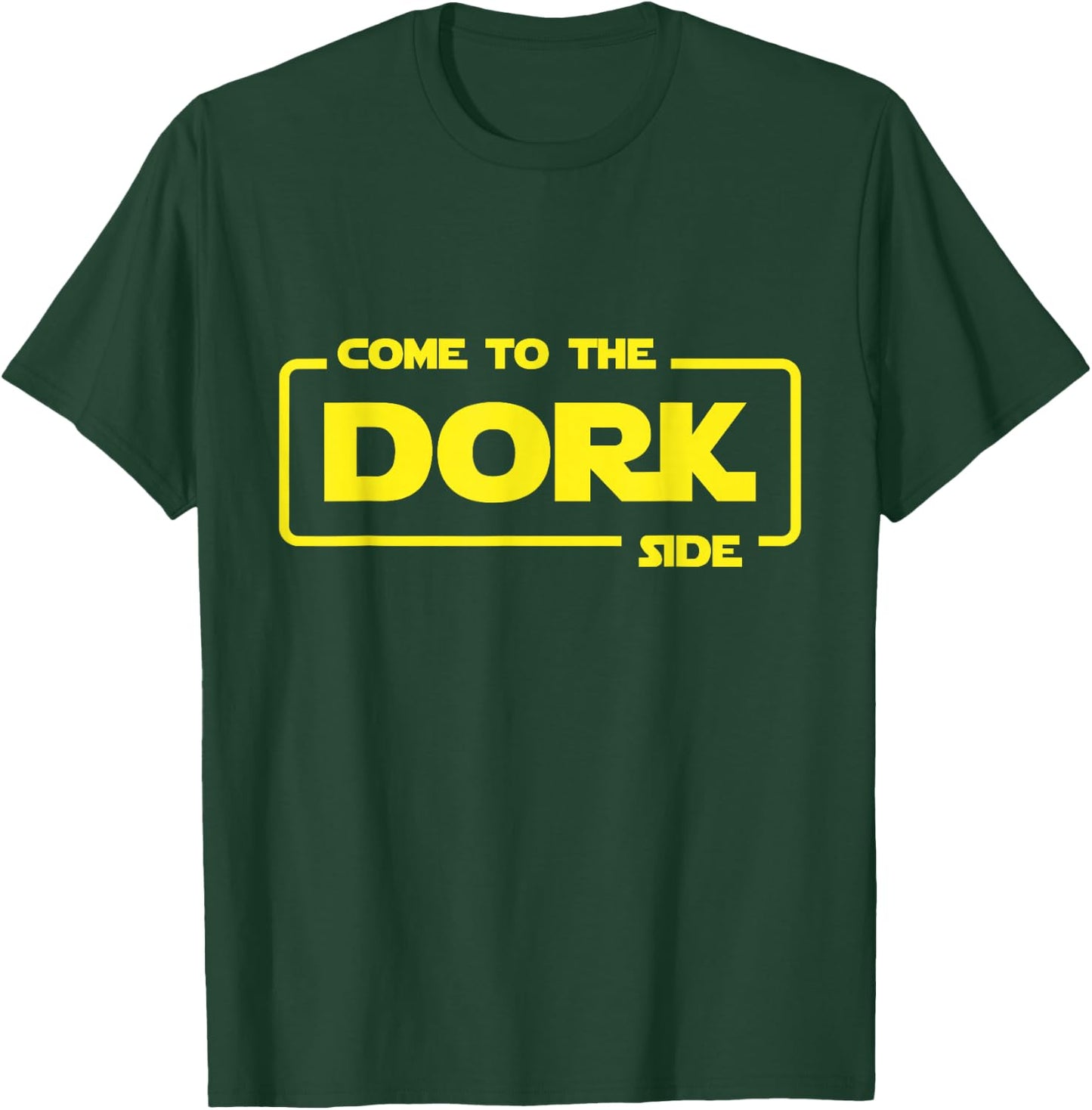 DORK SIDE geek nerd funny computer joke coding cute fun code T-Shirt - T-Shirt | Forest