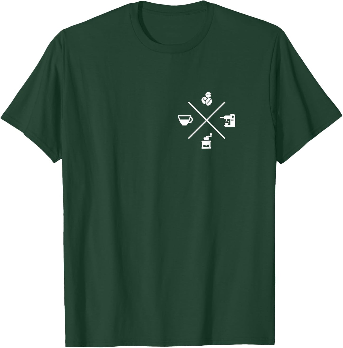 Barista Coffee Espresso Cappuccino Coffee Maker T-Shirt - T-Shirt | Forest
