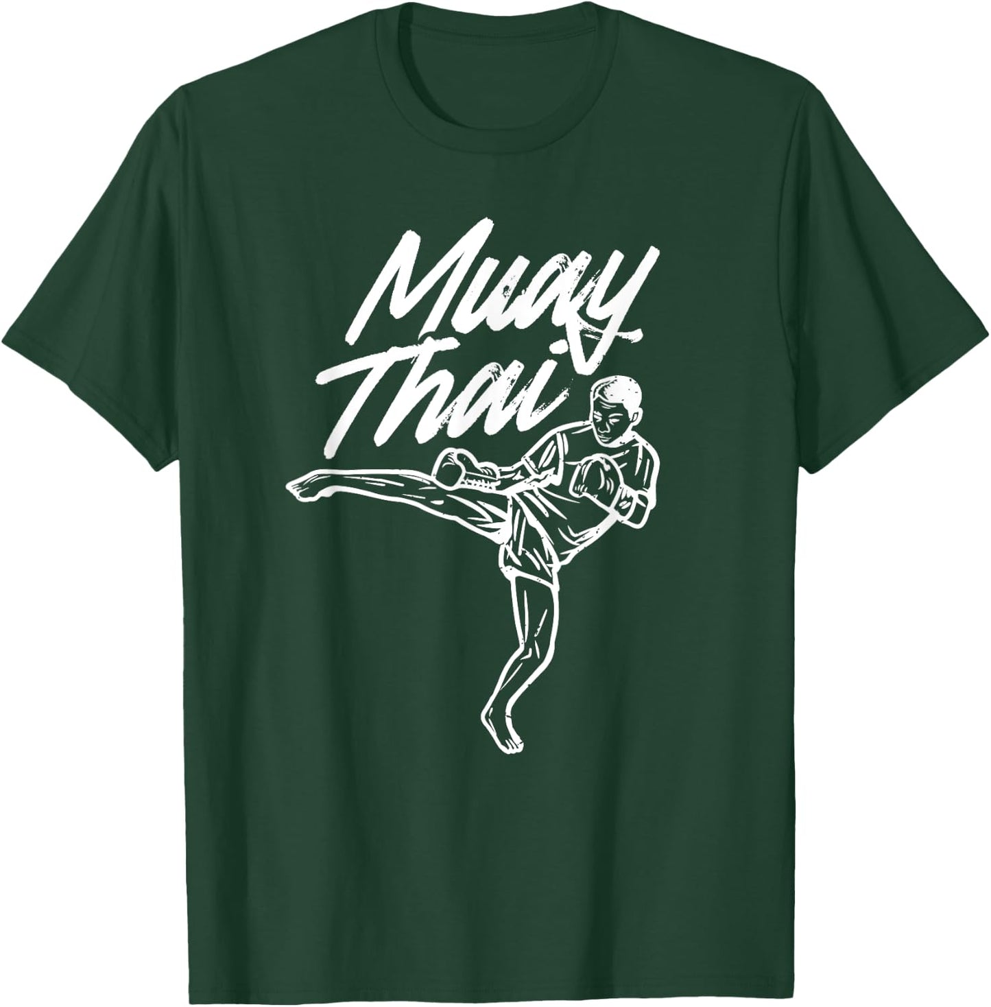 Muay Thai Hobby Boxing Martial Arts Fighter T-Shirt - T-Shirt | Forest