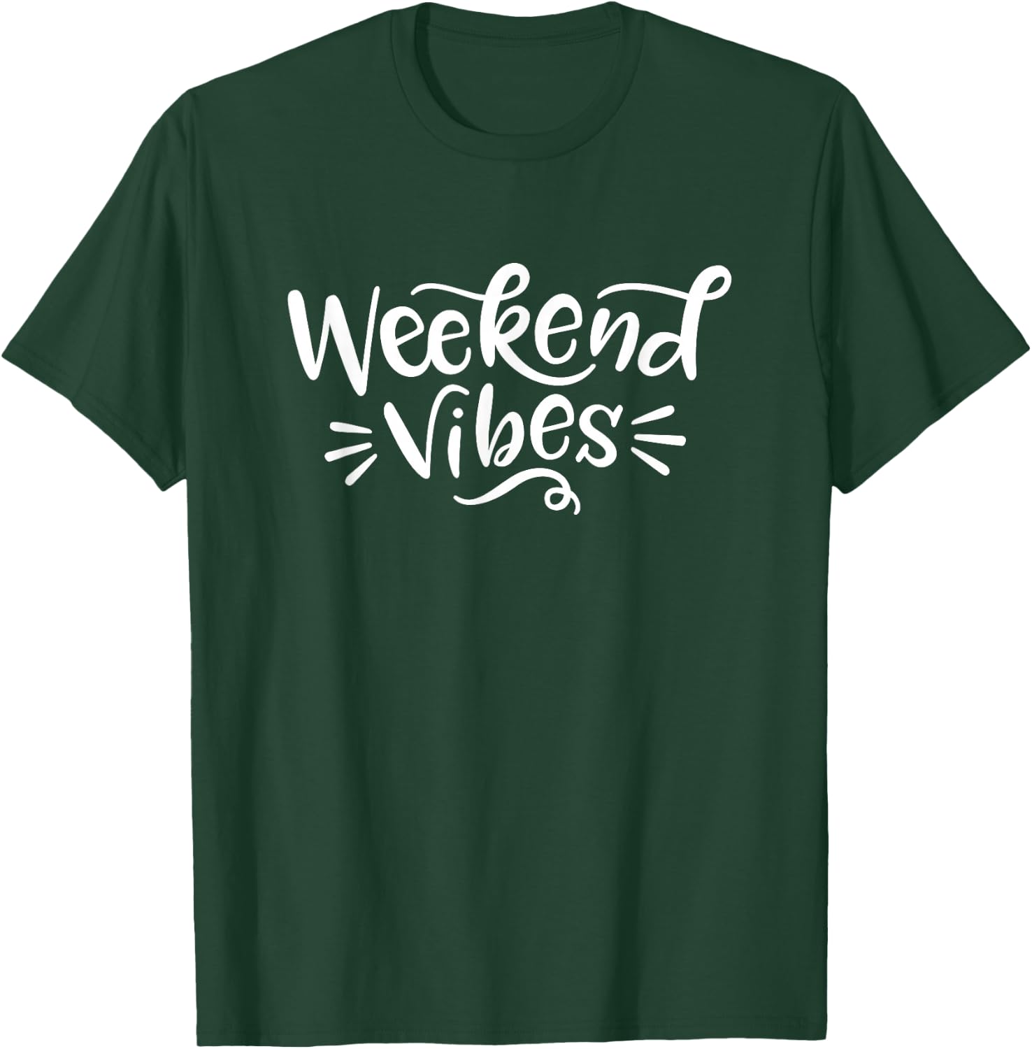 Weekend Vibes Shirt Summer Daytrip Vacay T-Shirt - T-Shirt | Forest