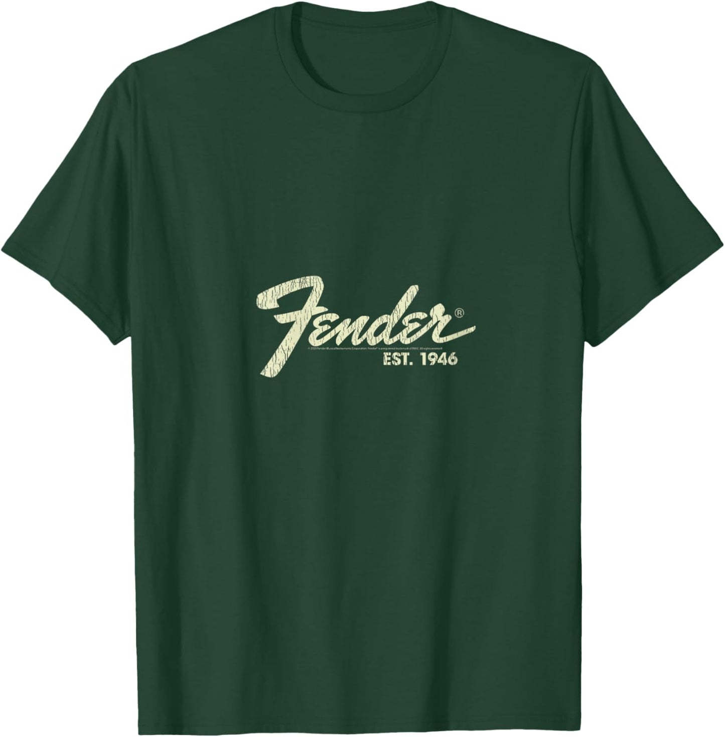 Fender Classic Fender Est. 1946 V-Neck T-Shirt - T-Shirt | Forest