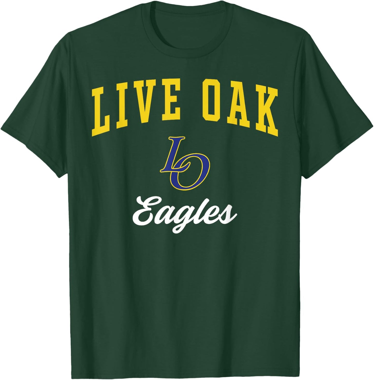 Live Oak High School Eagles C3 T-Shirt - T-Shirt | Forest