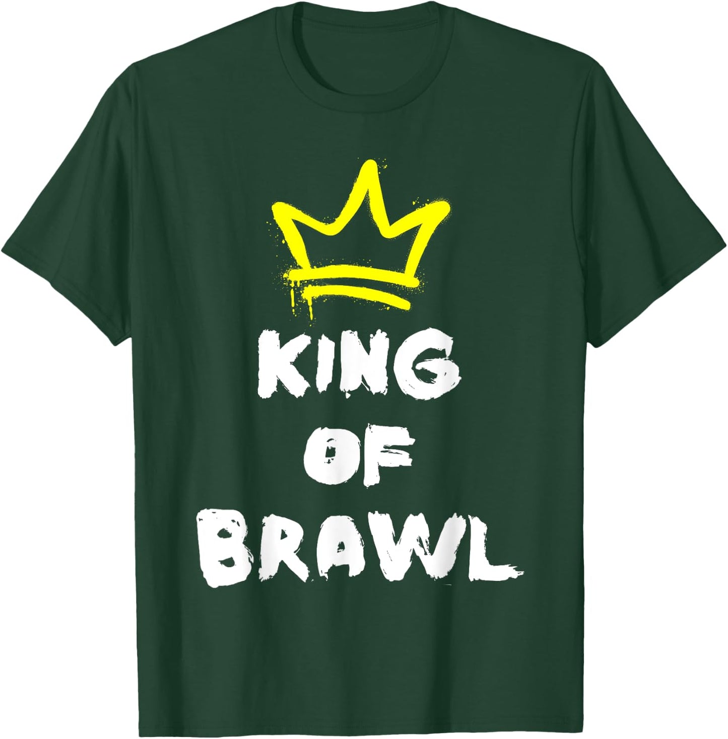 Brawl King Gamer Gaming Brawler Brawl T-Shirt - T-Shirt | Forest