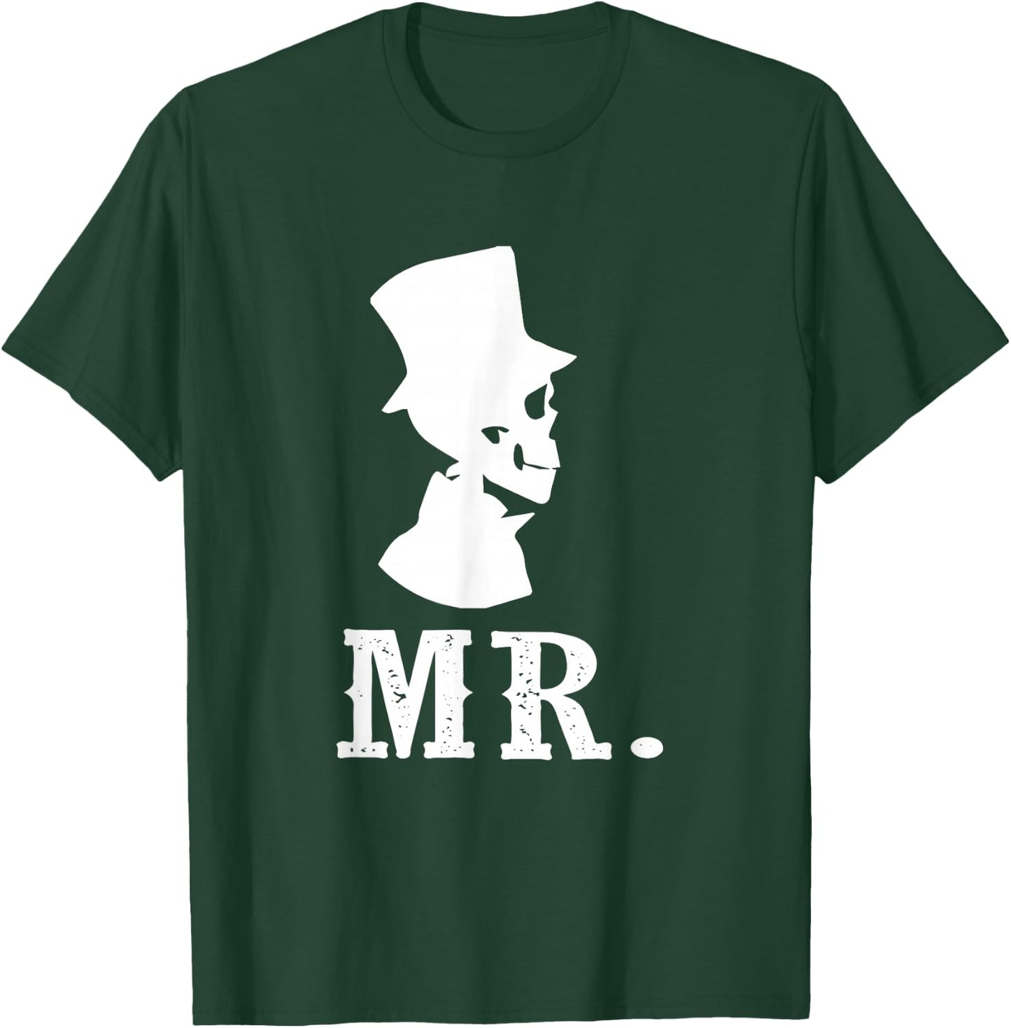 Mr. Halloween or Day Of The Dead Wedding Groom T-Shirt - T-Shirt | Forest