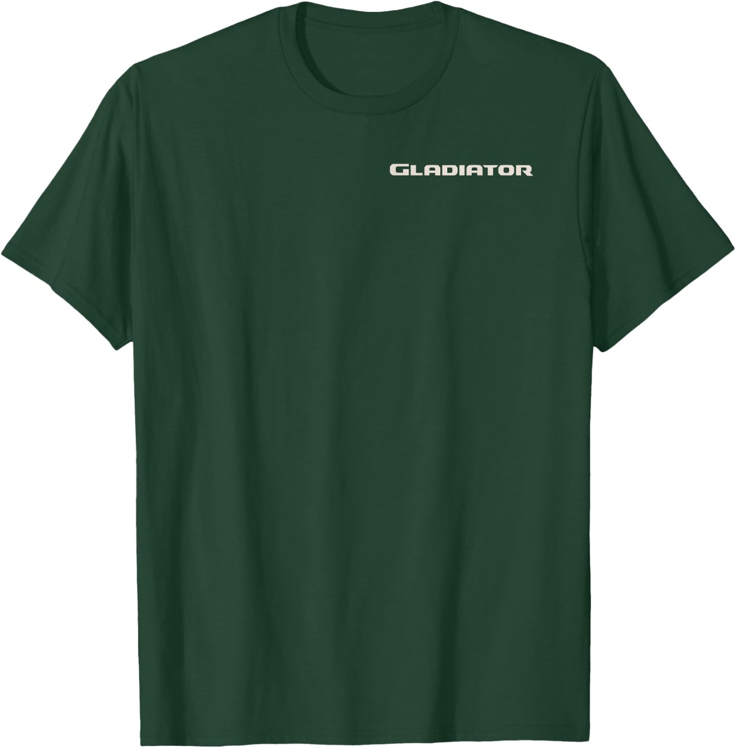 Jeep Gladiator Freedom and Adventure (Front/Back) Small T-Shirt - T-Shirt | Forest