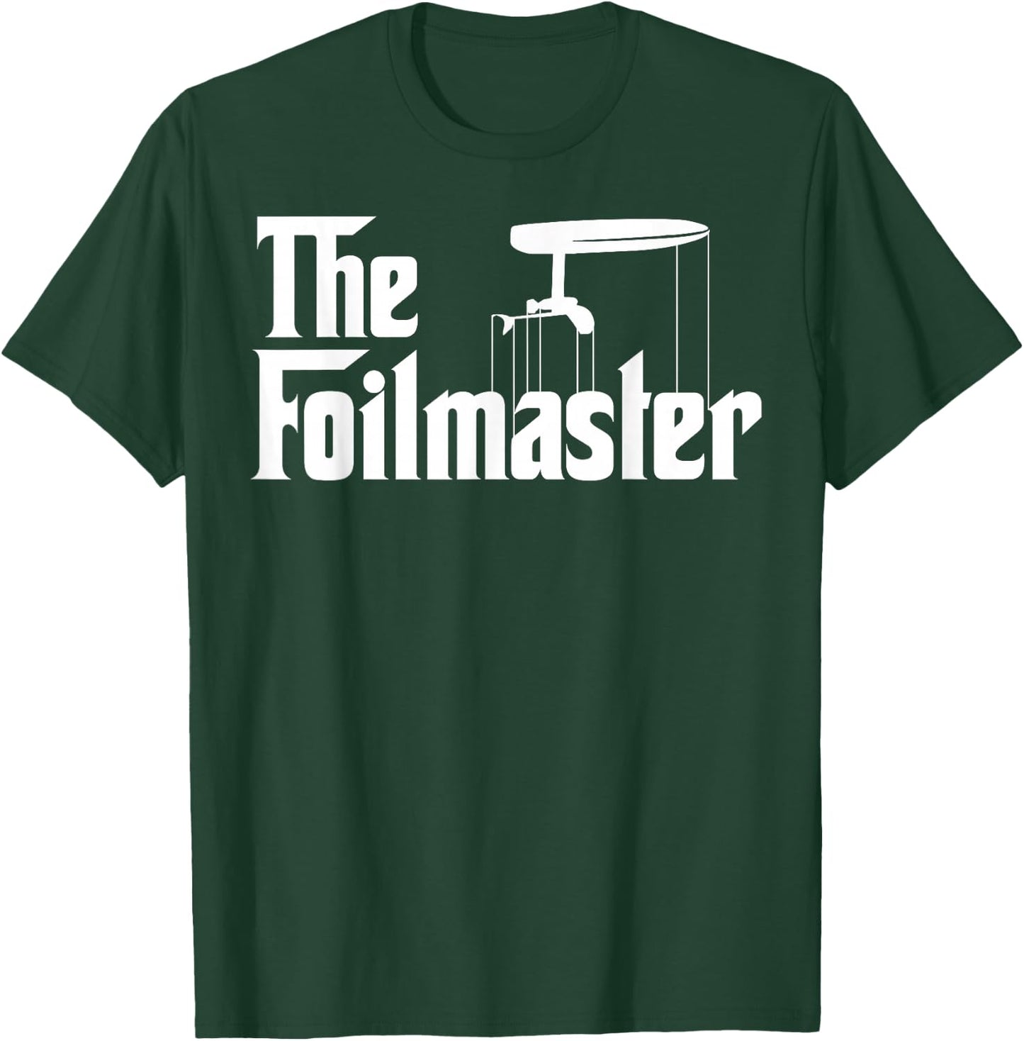 The Foilmaster - Funny E-foil Foilboard Surfing Gift T-Shirt - T-Shirt | Forest