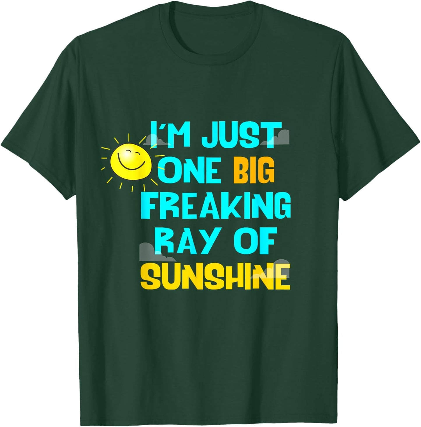 I'm One Big Freaking Ray Of Sunshine T-Shirt - T-Shirt | Forest