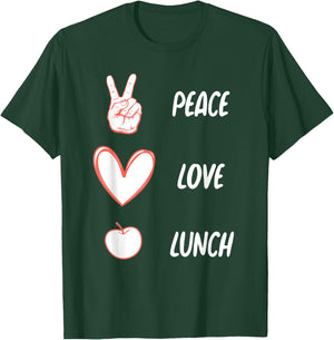Funny Lunch Lady Art Women Lunch Cafeteria Monitor Lovers T-Shirt - T-Shirt | Forest