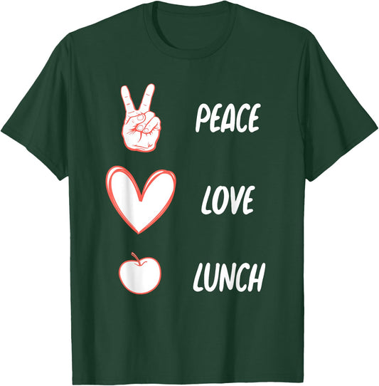 Funny Lunch Lady Art Women Lunch Cafeteria Monitor Lovers T-Shirt - T-Shirt | Forest