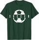 Boys Girls Football Player Ball T-Shirt - T-Shirt | Forest