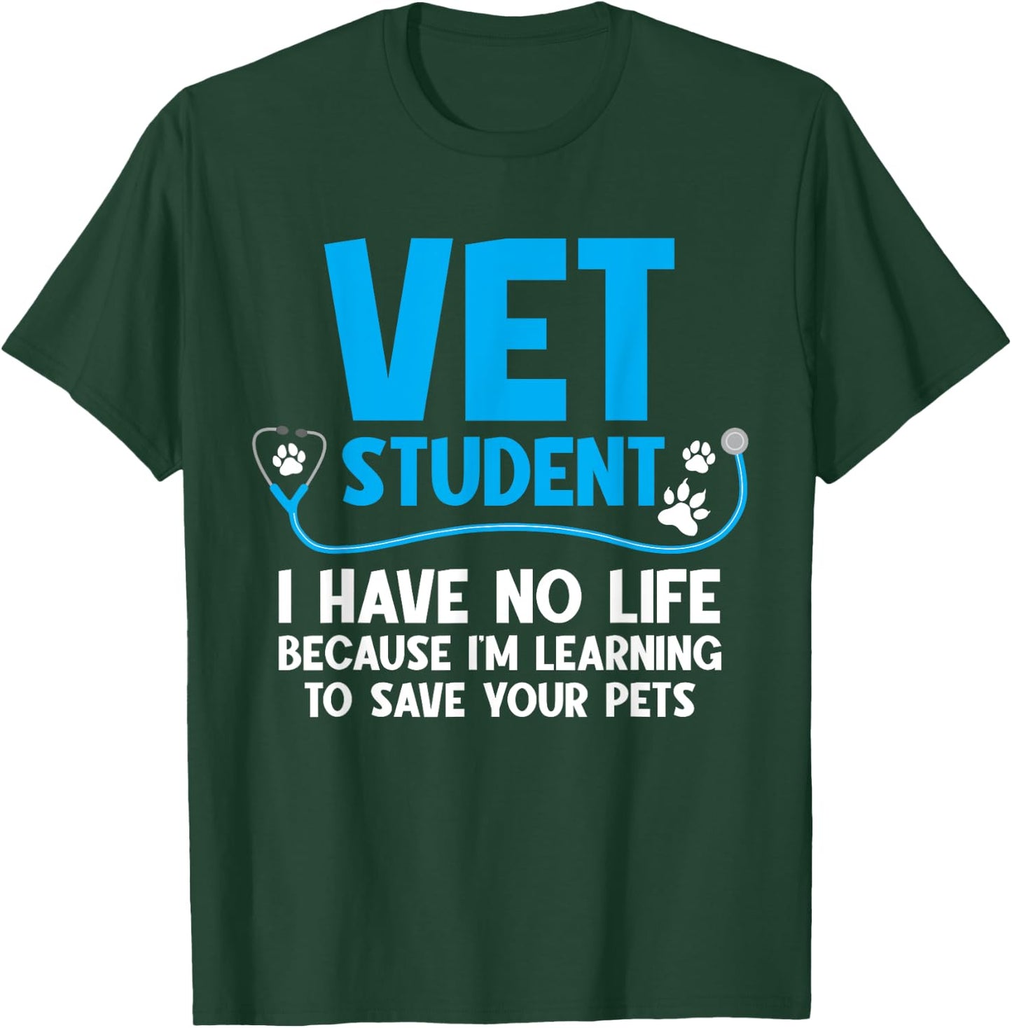 Cool Vet Tech Art Women Vet Assistant Veterinarian T-Shirt - T-Shirt | Forest