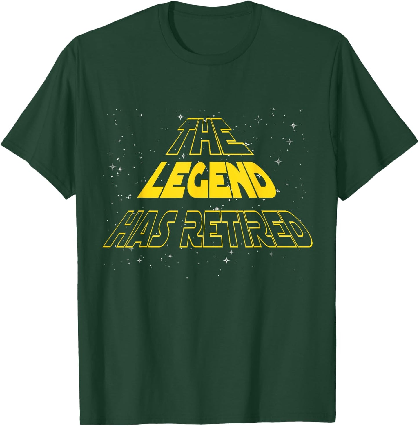 The Legend Has Retired Retiree T shirt -Sci fi fan T-Shirt - T-Shirt | Forest
