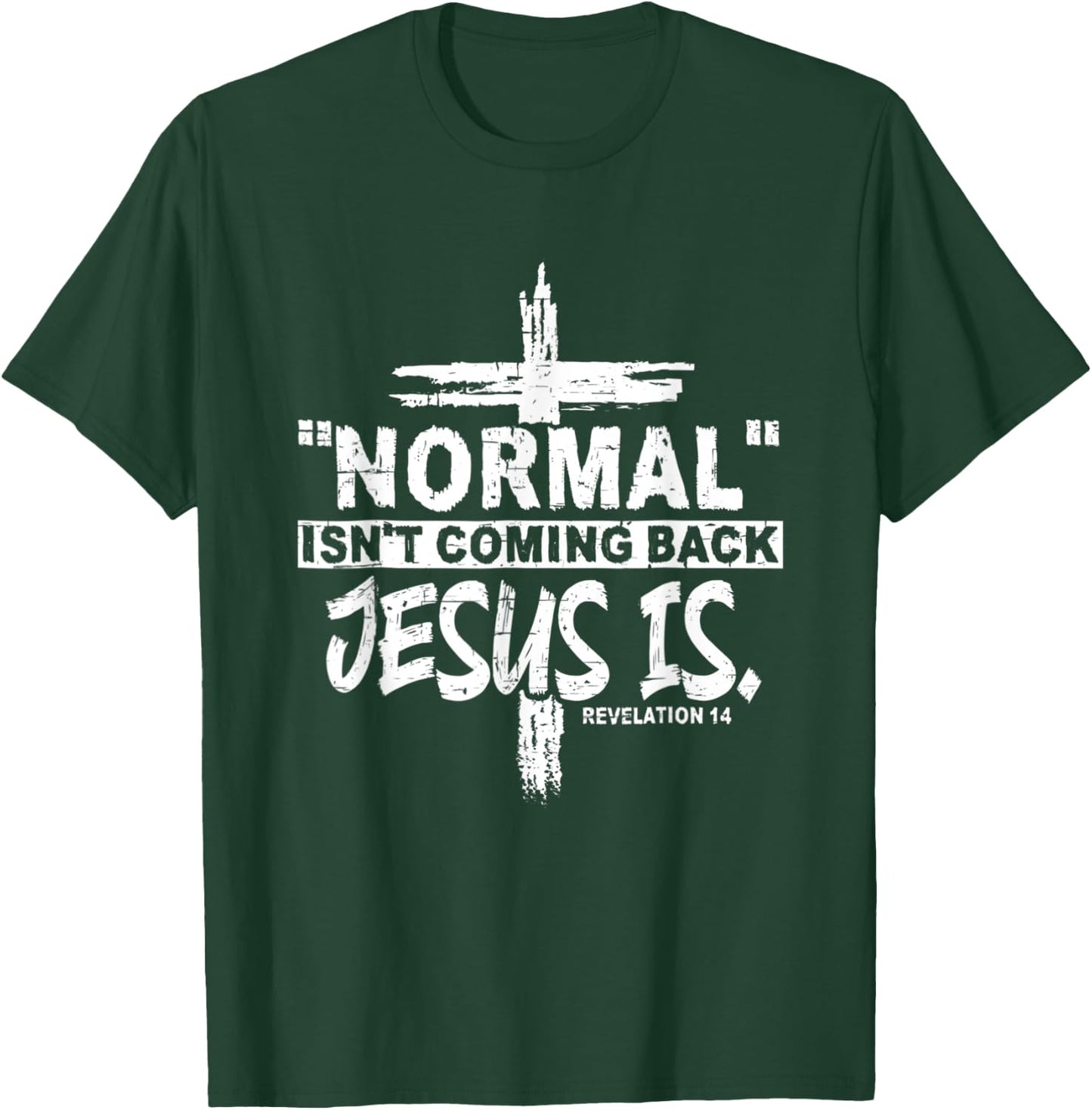 Christian Normal Isn't Coming Back Jesus Is Gift Women Men T-Shirt - T-Shirt | Forest