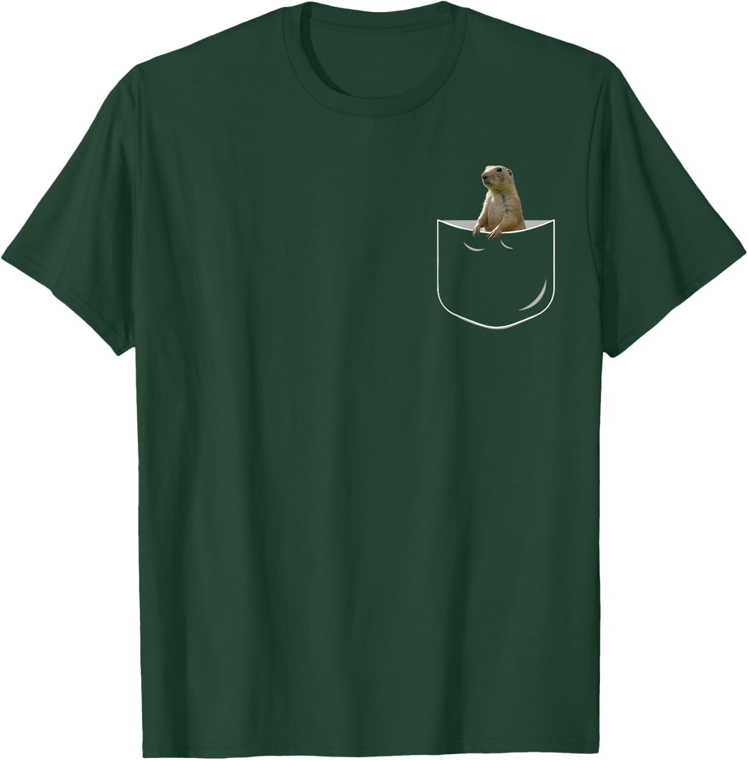 Pocket Prairie Dog, Funny Prairie Dog in Pocket T-Shirt - T-Shirt | Forest