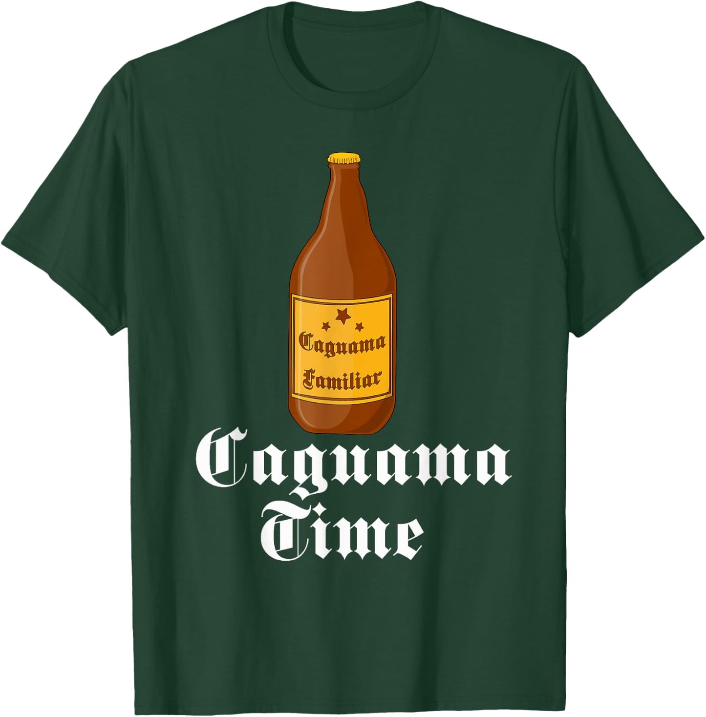 Caguama Time Shirt Cerveza Caguama Espanol Camisa Beer Shirt T-Shirt - T-Shirt | Forest