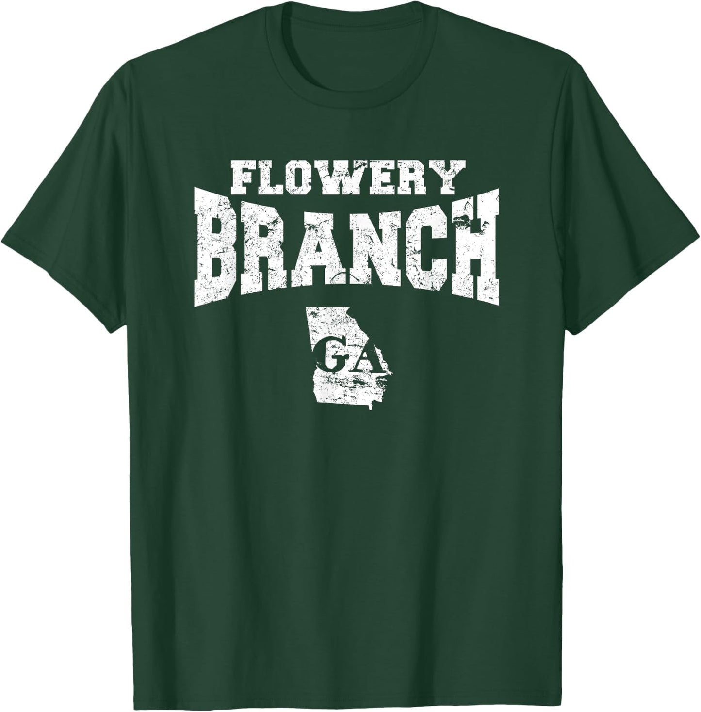 Flowery Branch, GA Vintage Shirt T-Shirt - T-Shirt | Forest