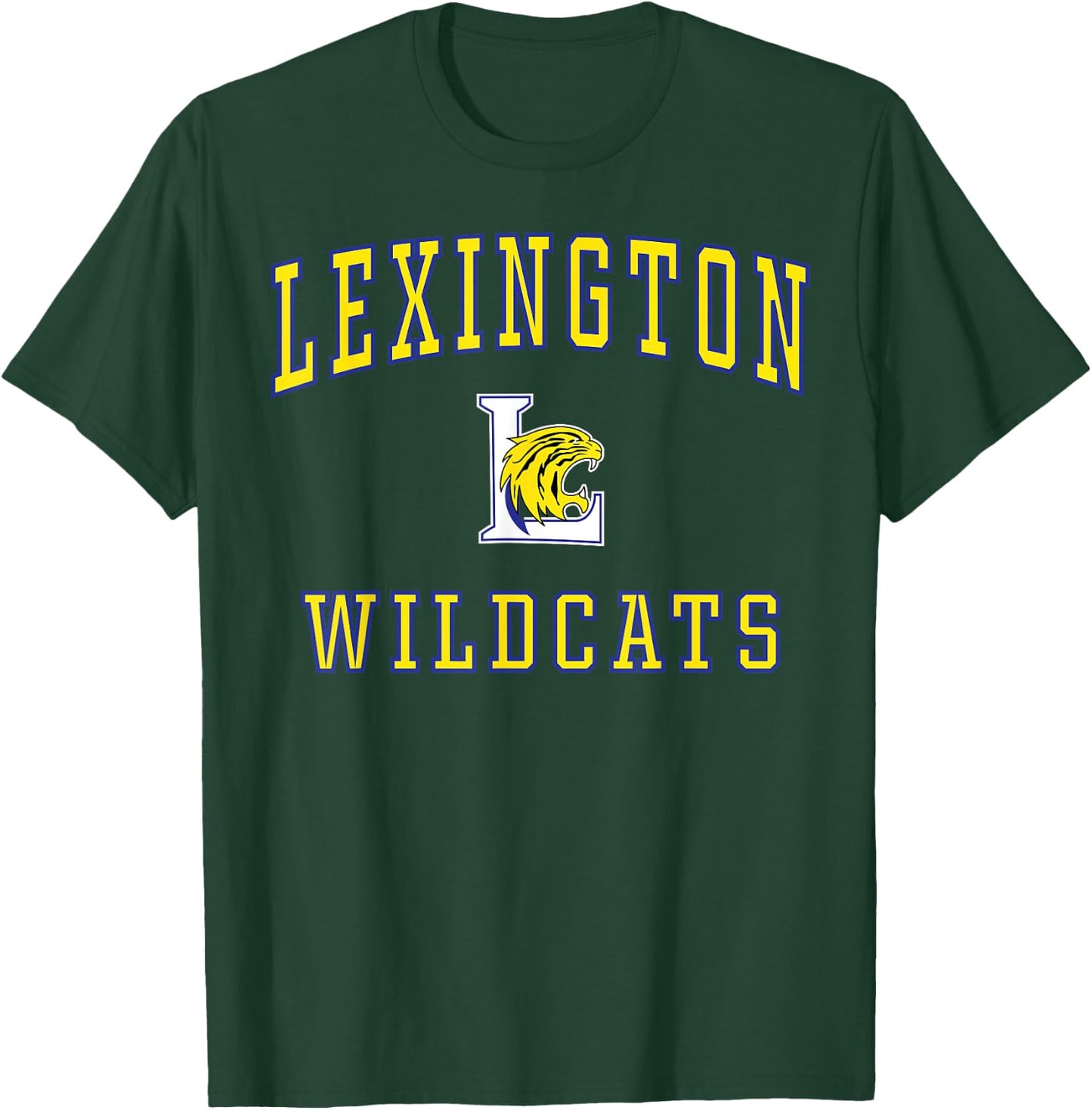 Lexington High School Wildcats C1 T-Shirt - T-Shirt | Forest