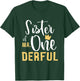 Sister of Mr Onederful 1st Birthday 1 One-Derful Matching T-Shirt - T-Shirt | Forest
