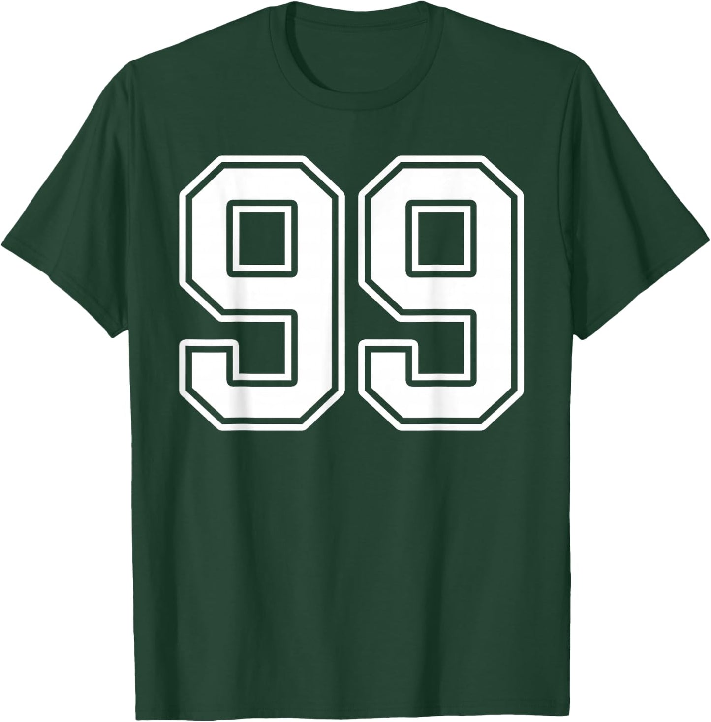 Number 99 Fan Player Jersey Style #99 Men Women Kids T-Shirt - T-Shirt | Forest