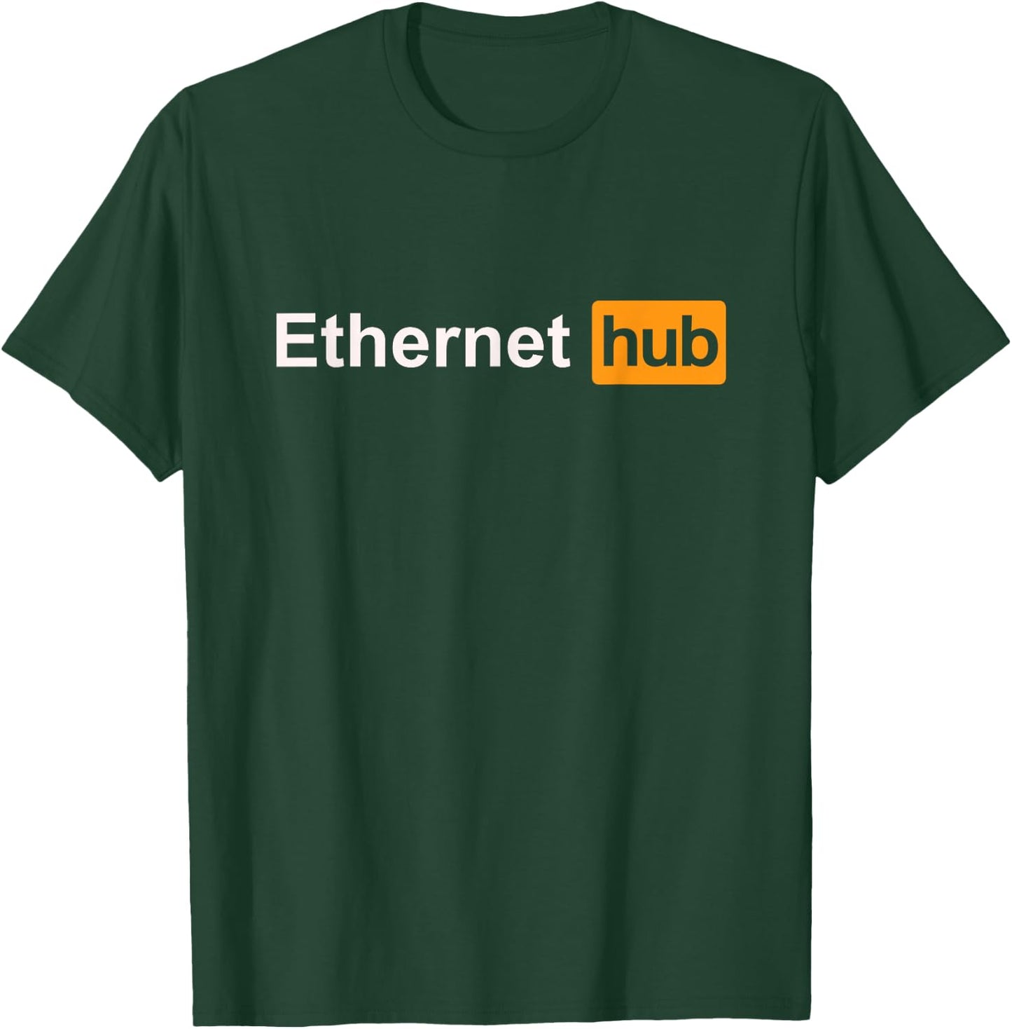 Funny Ethernet Hub Network Engineer Apparel T-Shirt - T-Shirt | Forest