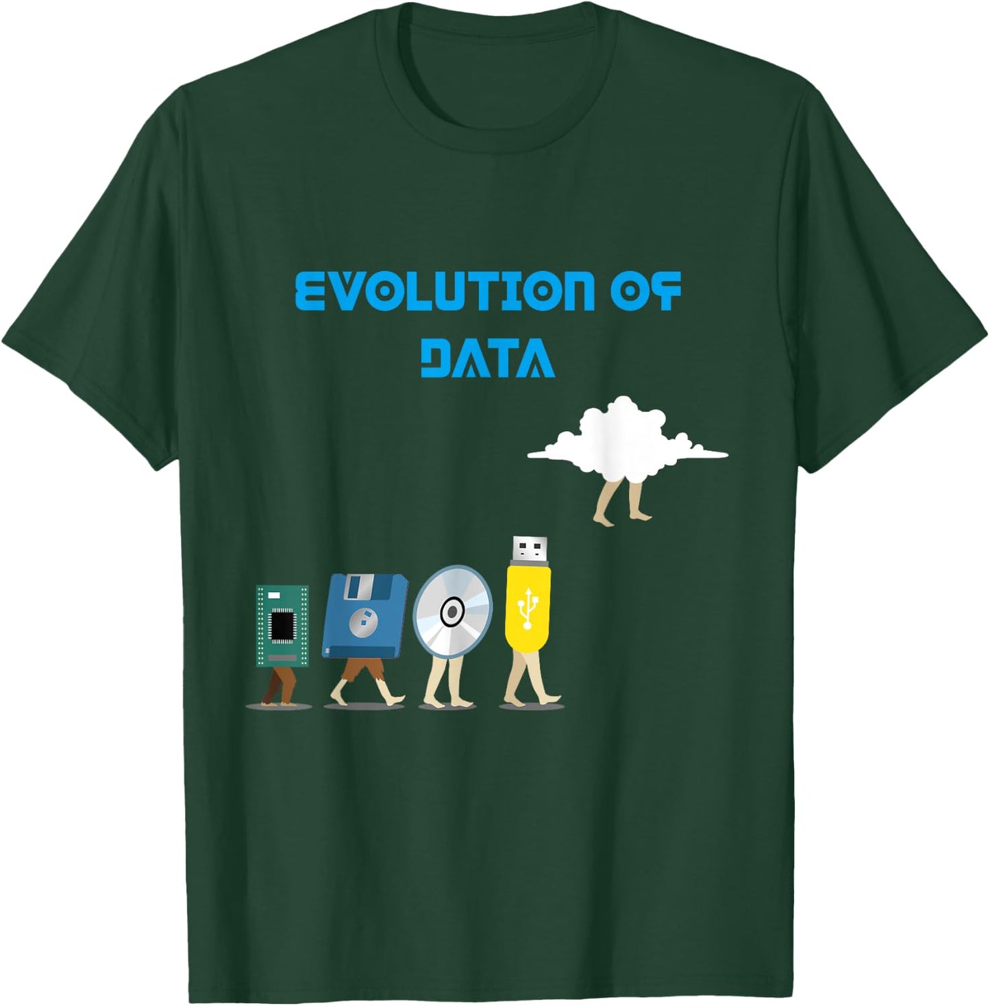 Data Evolution Analytics Gift Datascientist Analyst T-Shirt - T-Shirt | Forest