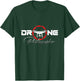 Drone Photographer Pilot Quadcopter Camera Quadrotor Hobby T-Shirt - T-Shirt | Forest