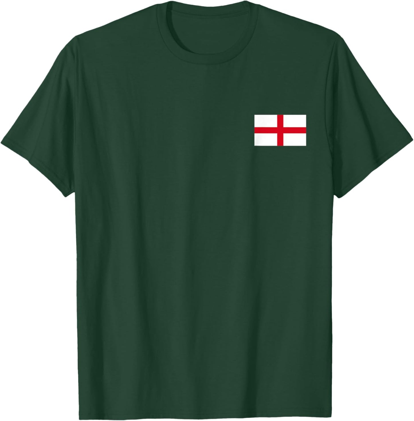 England Flag British Uk English Cross Flags Men Women Gift T-Shirt - T-Shirt | Forest