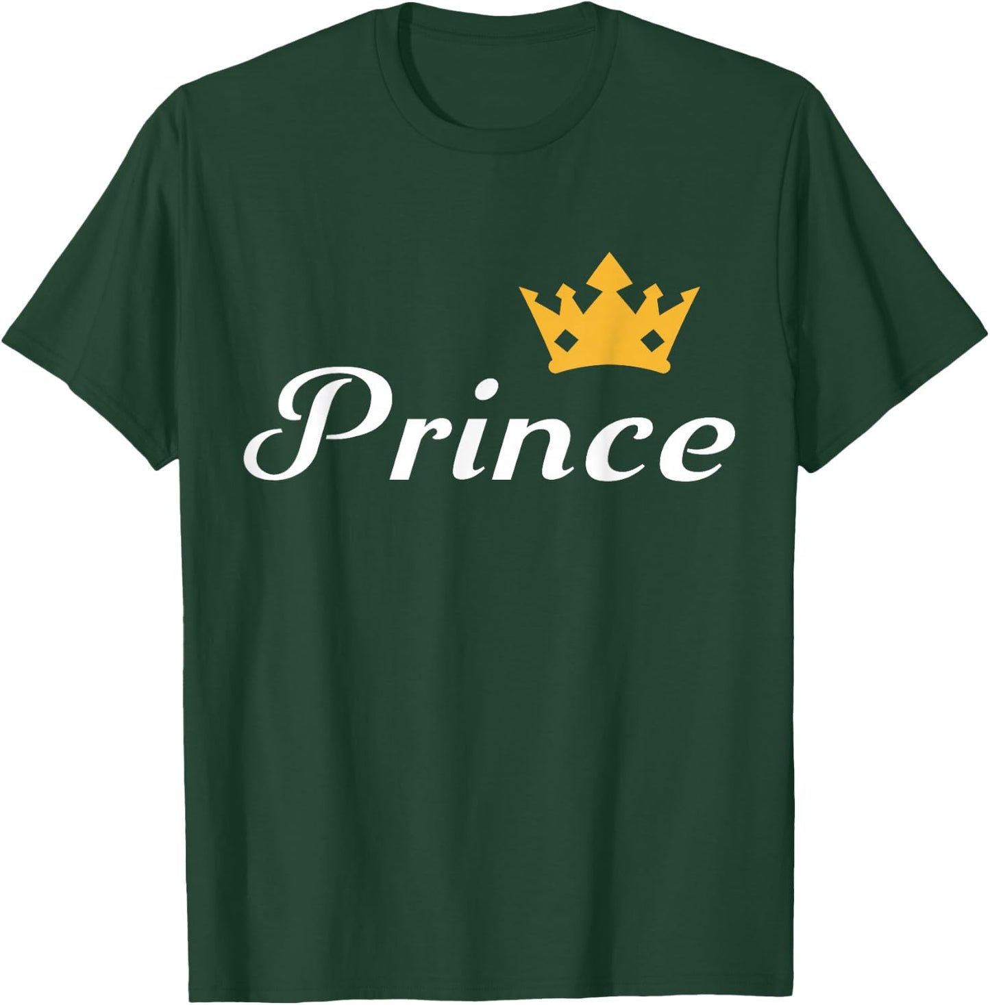 Prince Boys Men Family Matching Valentine's Day T-Shirt - T-Shirt | Forest