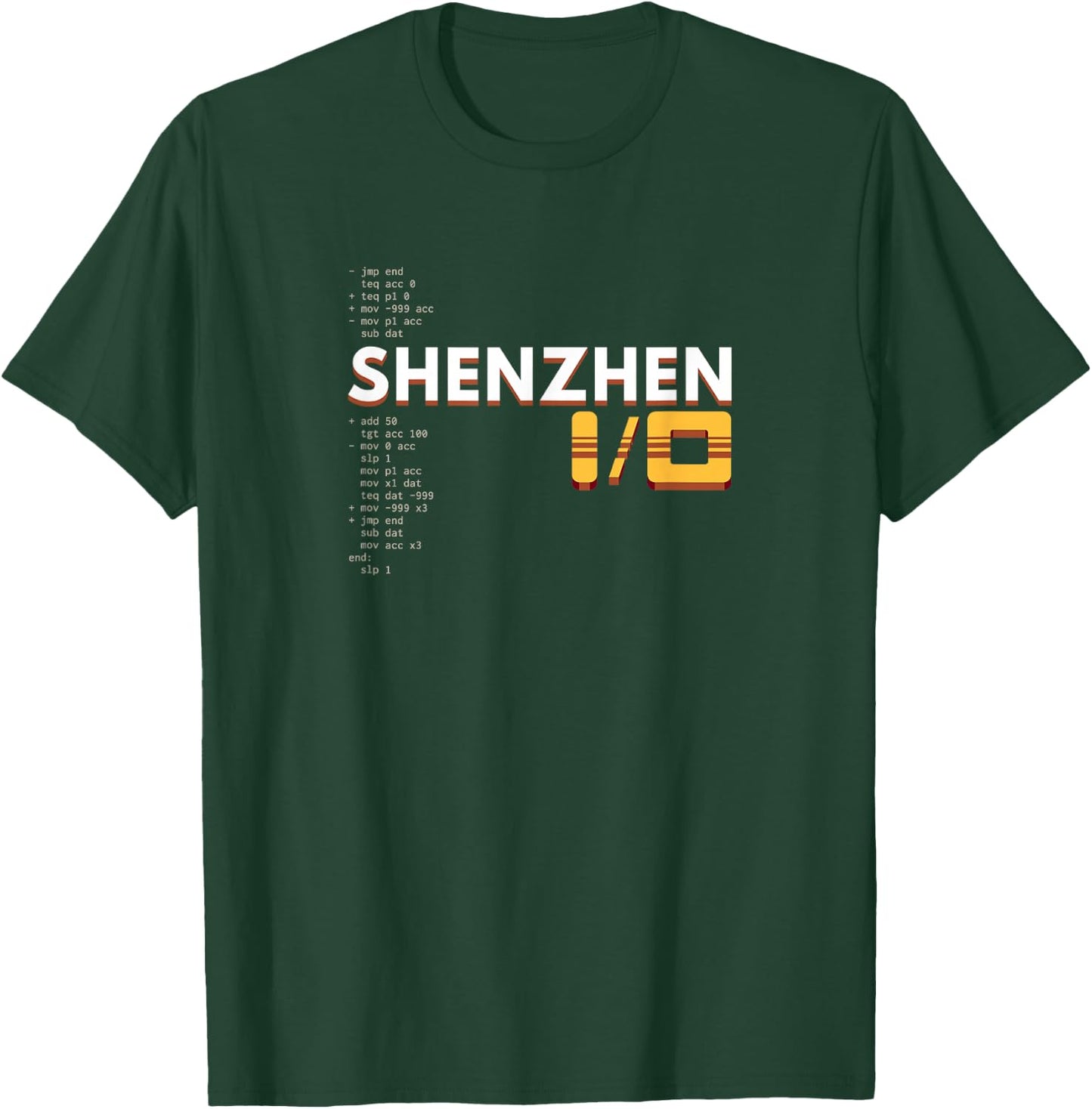 Zachtronics: Shenzhen I/O (Relaxed) T-Shirt - T-Shirt | Forest