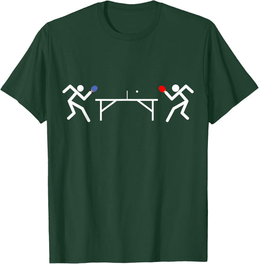 Table Tennis Pingpong Player Lover T-Shirt - T-Shirt | Forest