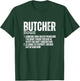 Butcher Definition Funny Butchery T-Shirt - T-Shirt | Forest