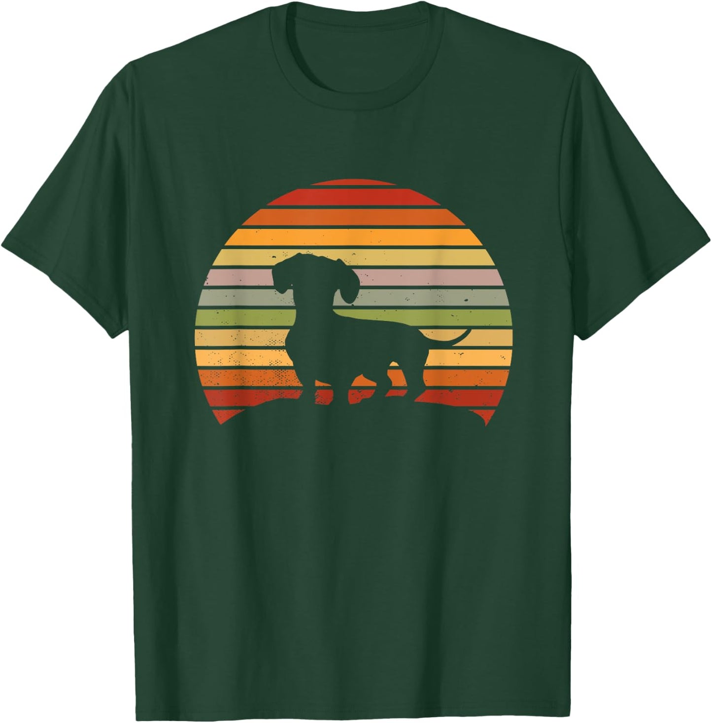 Dachshund Retro Vintage Lover T-Shirt - T-Shirt | Forest