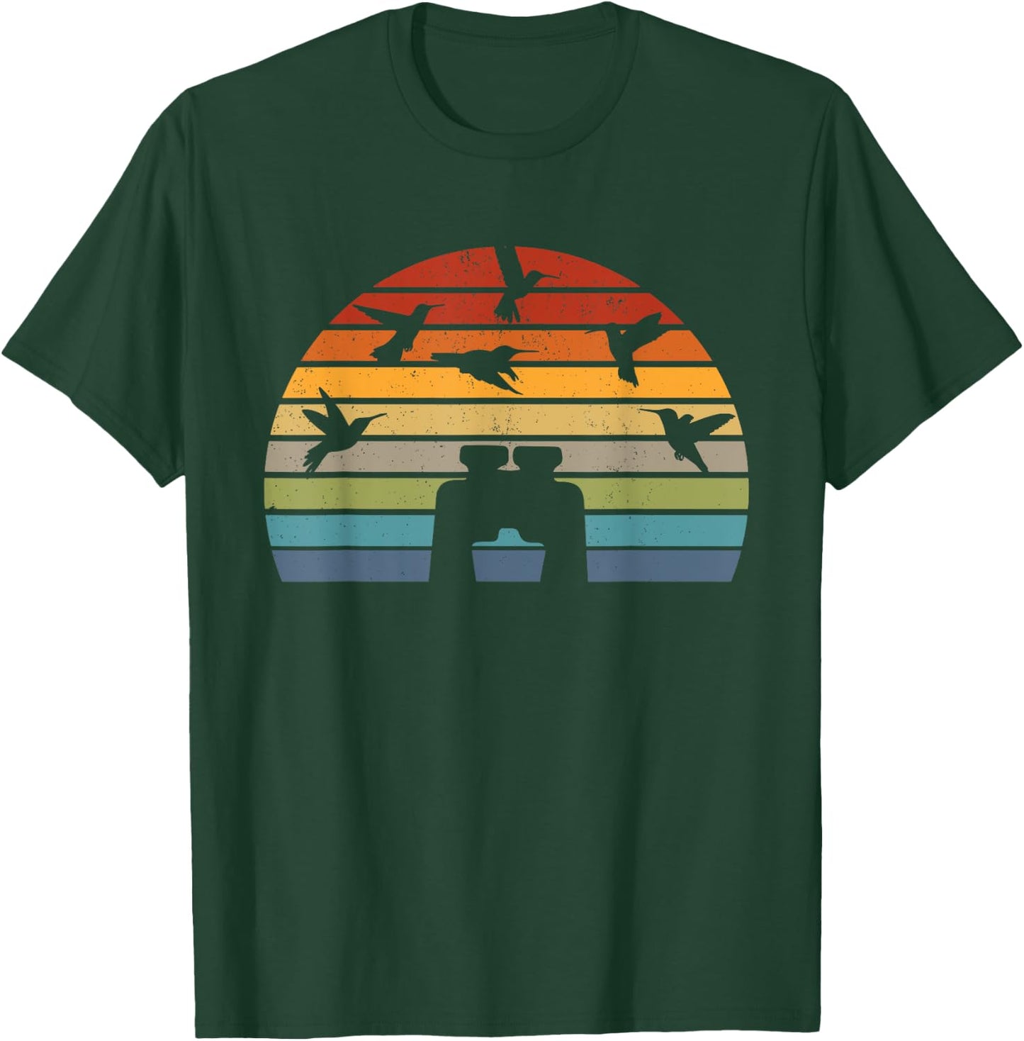 Bird Watching Vintage Birdwatching Birding T-Shirt - T-Shirt | Forest