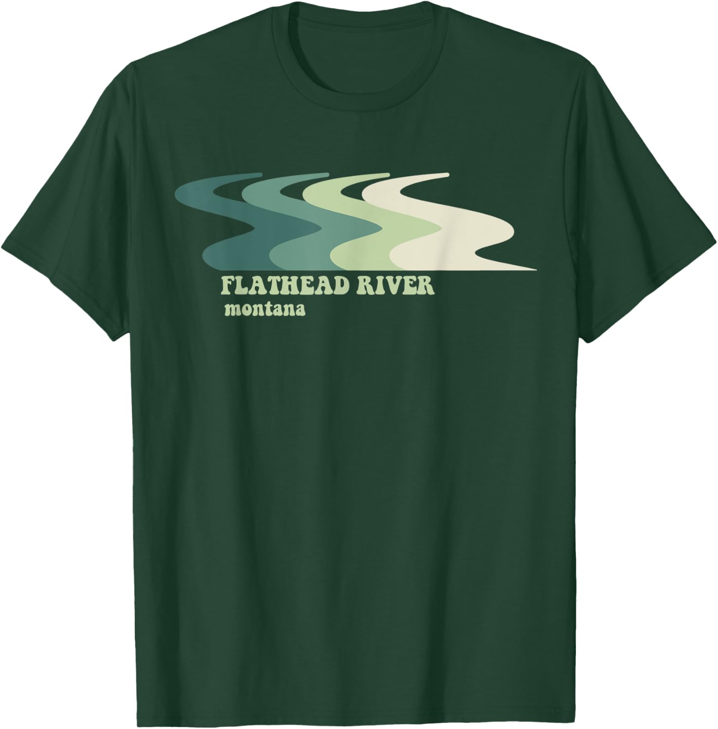 Flathead River Montana T-Shirt - T-Shirt | Forest