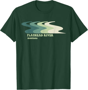 Flathead River Montana T-Shirt - T-Shirt | Forest