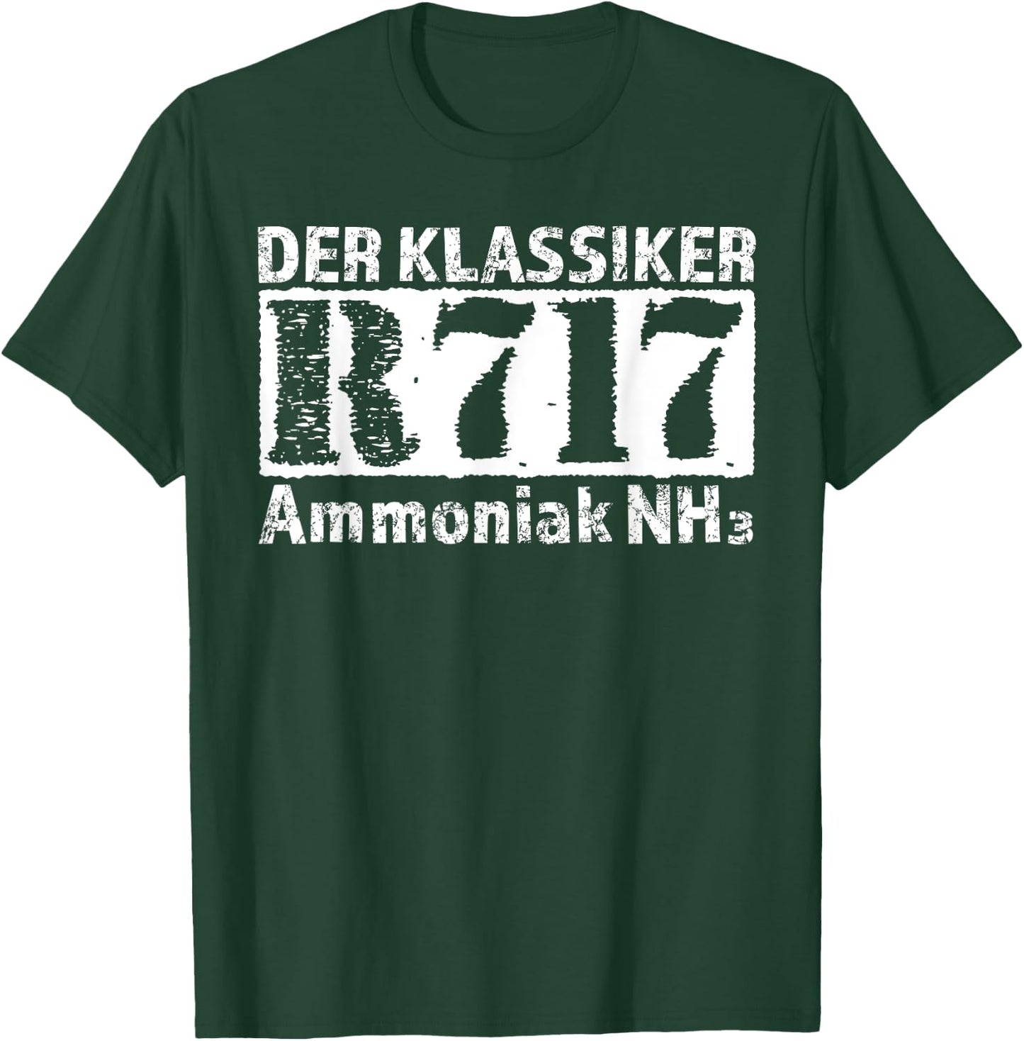 The refrigerant R717 NH3 ammonia, motif for refrigerators T-Shirt - T-Shirt | Forest