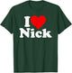 I Heart Love Nick Nicholas T-Shirt - T-Shirt | Forest