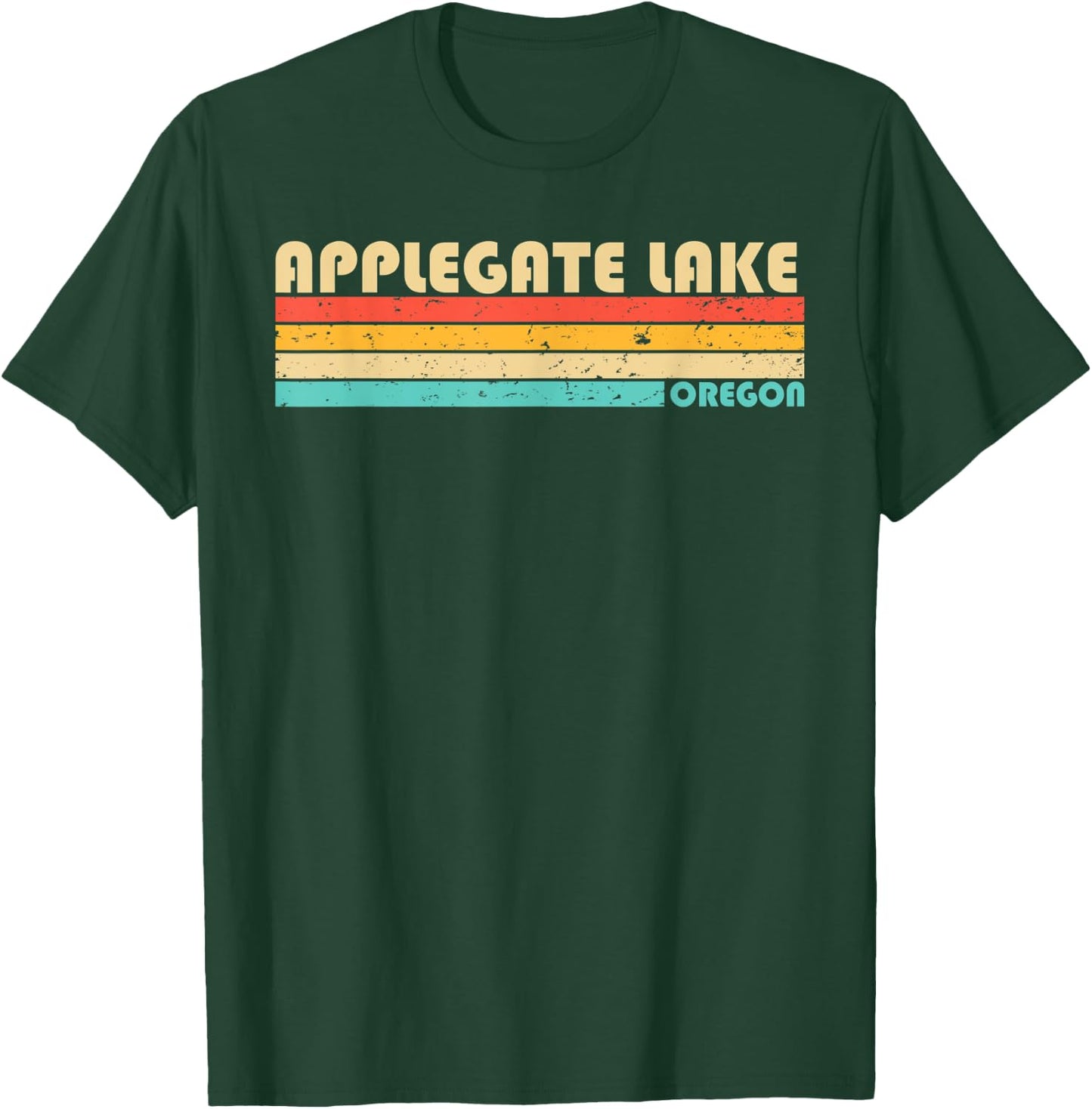 APPLEGATE LAKE OREGON Funny Fishing Camping Summer Women Kids T-Shirt - T-Shirt | Forest