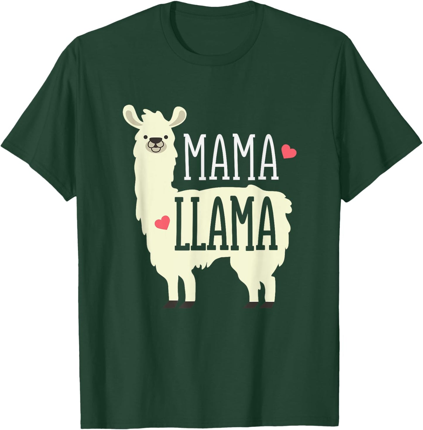 Cute Mama Llama Family Zoo Trip Mother's Day T-Shirt - T-Shirt | Forest