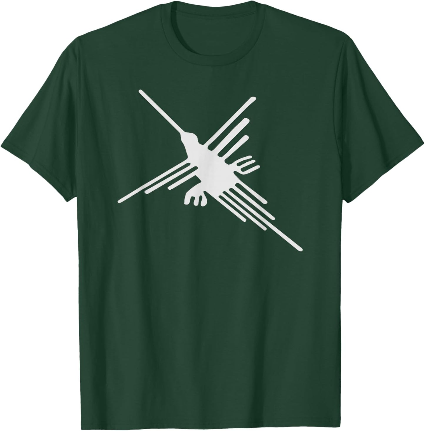 Nazca Lines | Líneas De Nazca South America Peru Geoglyphs T-Shirt - T-Shirt | Forest