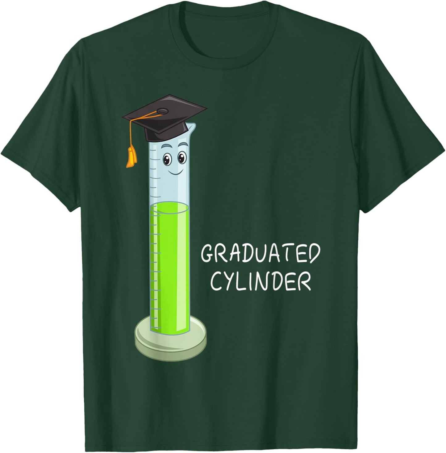 Graduated Cylinder Biologist Biology Major Science Lover T-Shirt - T-Shirt | Forest