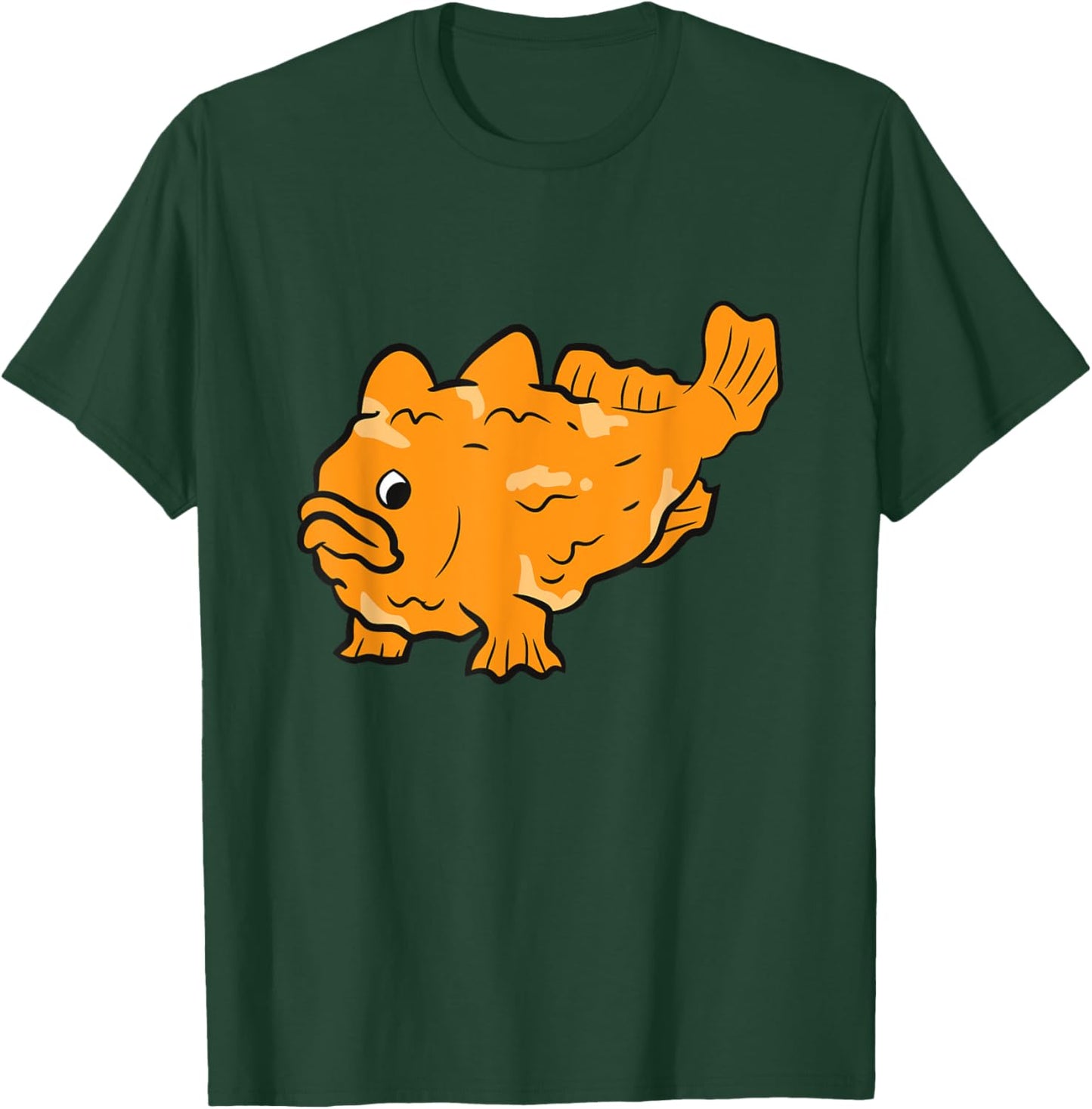 Funny Frogfish Antennariidae Fish Cute Frogfish T-Shirt - T-Shirt | Forest