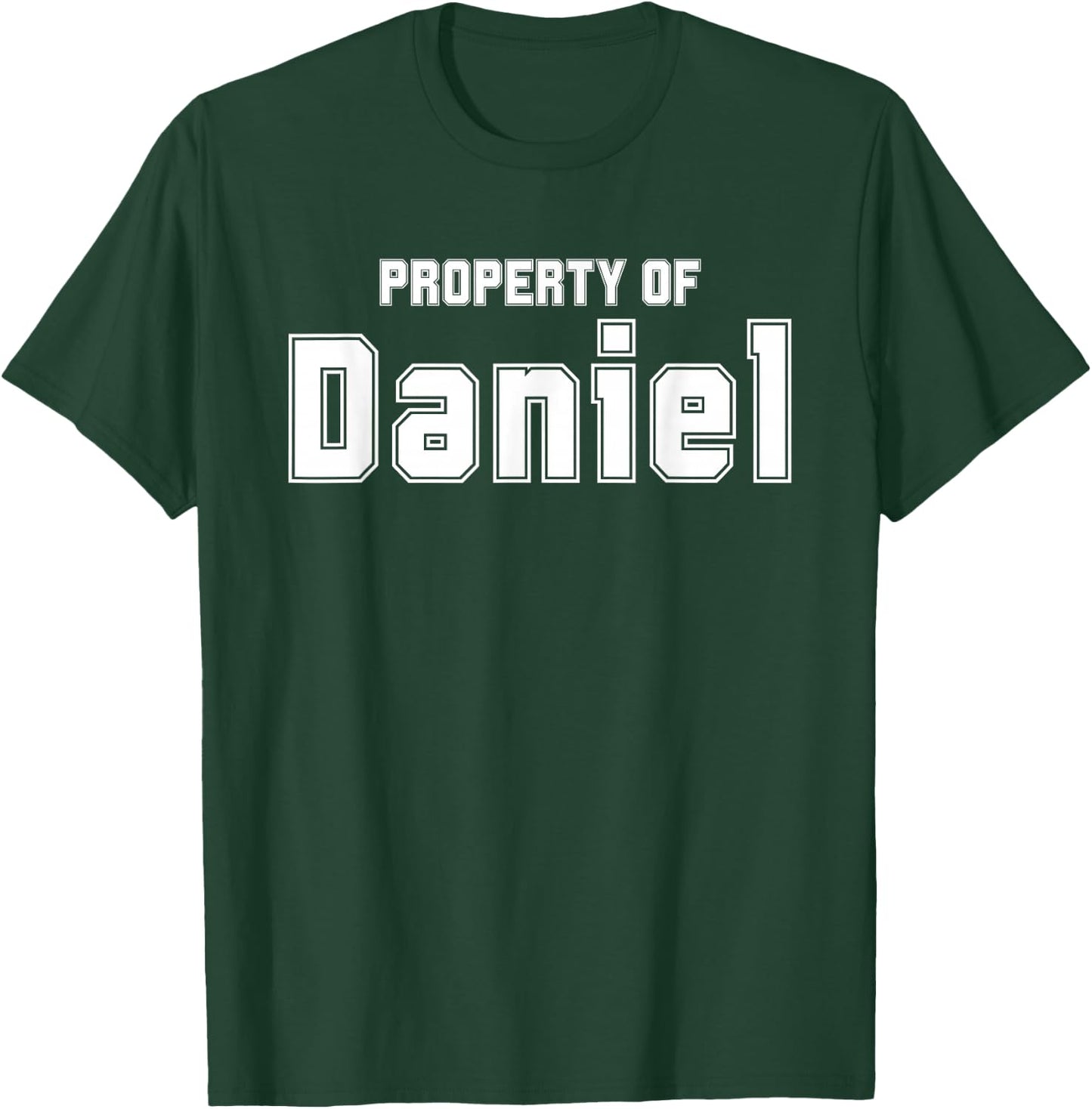 Property of DANIEL Funny Bachelorette Gifts for Bride T-Shirt - T-Shirt | Forest