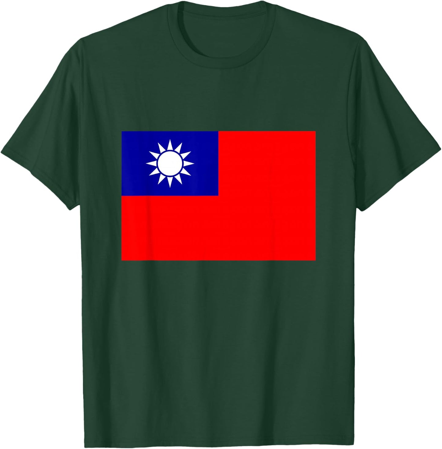 Flag of the Republic of China - Taiwan T-Shirt - T-Shirt | Forest