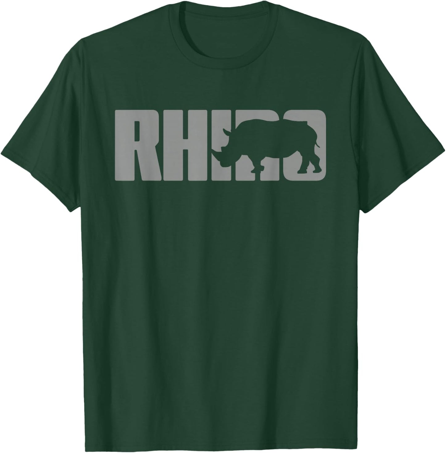 Save Rhino Clothing - Rhino Rhinoceros T-Shirt - T-Shirt | Forest