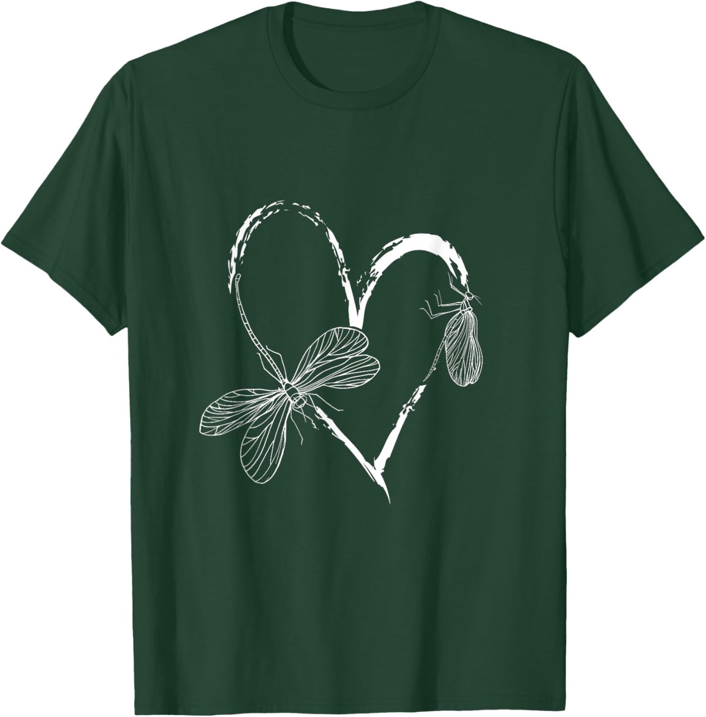Insect Lover Entomologist Women Gift Dragonfly T-Shirt - T-Shirt | Forest