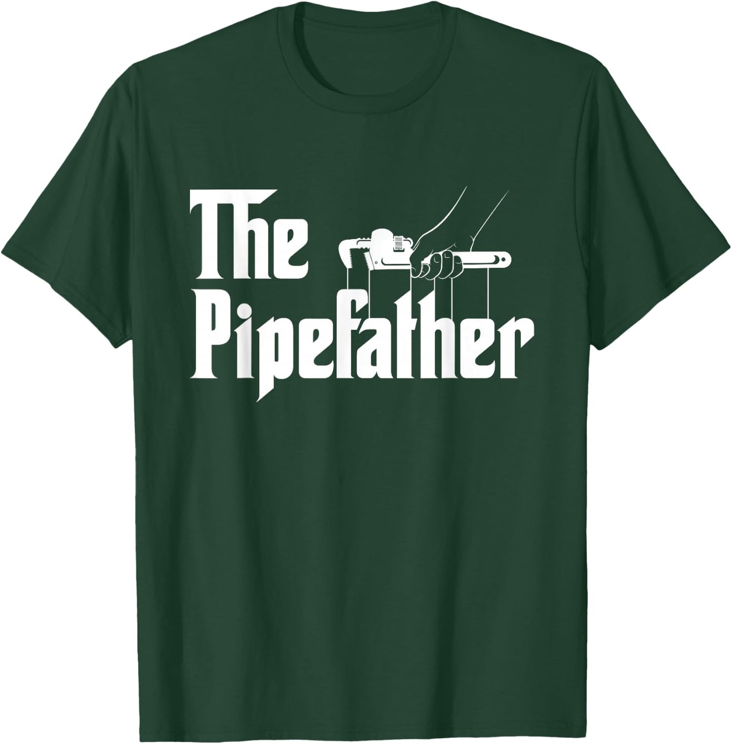 The Pipefather - Pipefitter Pipe Fitter Plumber Plumbing T-Shirt - T-Shirt | Forest