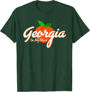 State of Georgia On My Mind Souvenir T-Shirt - T-Shirt | Forest